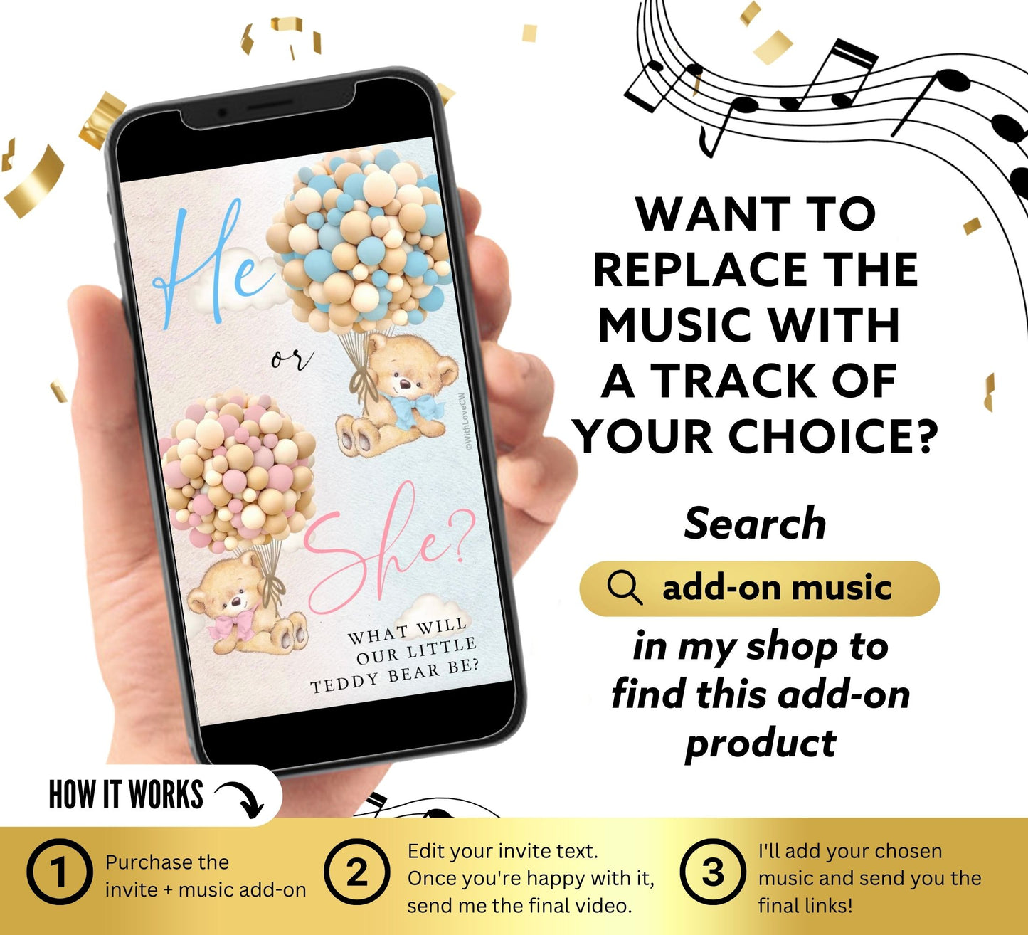 Gender Reveal Video Invitation