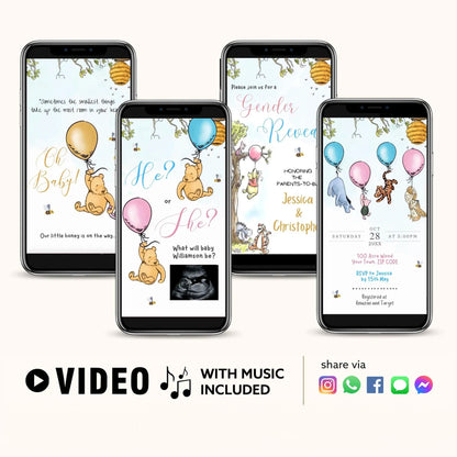 Gender Reveal Video Invitation