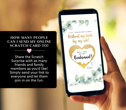 Bridesmaid Proposal Scratch Card