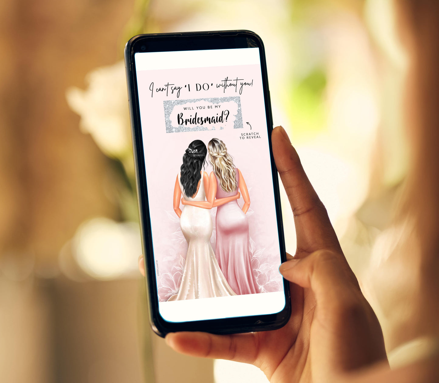Bridesmaid Proposal Scratch Card