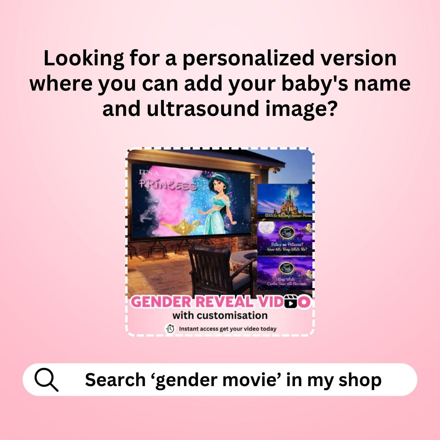 GIRL Gender Reveal Movie Video