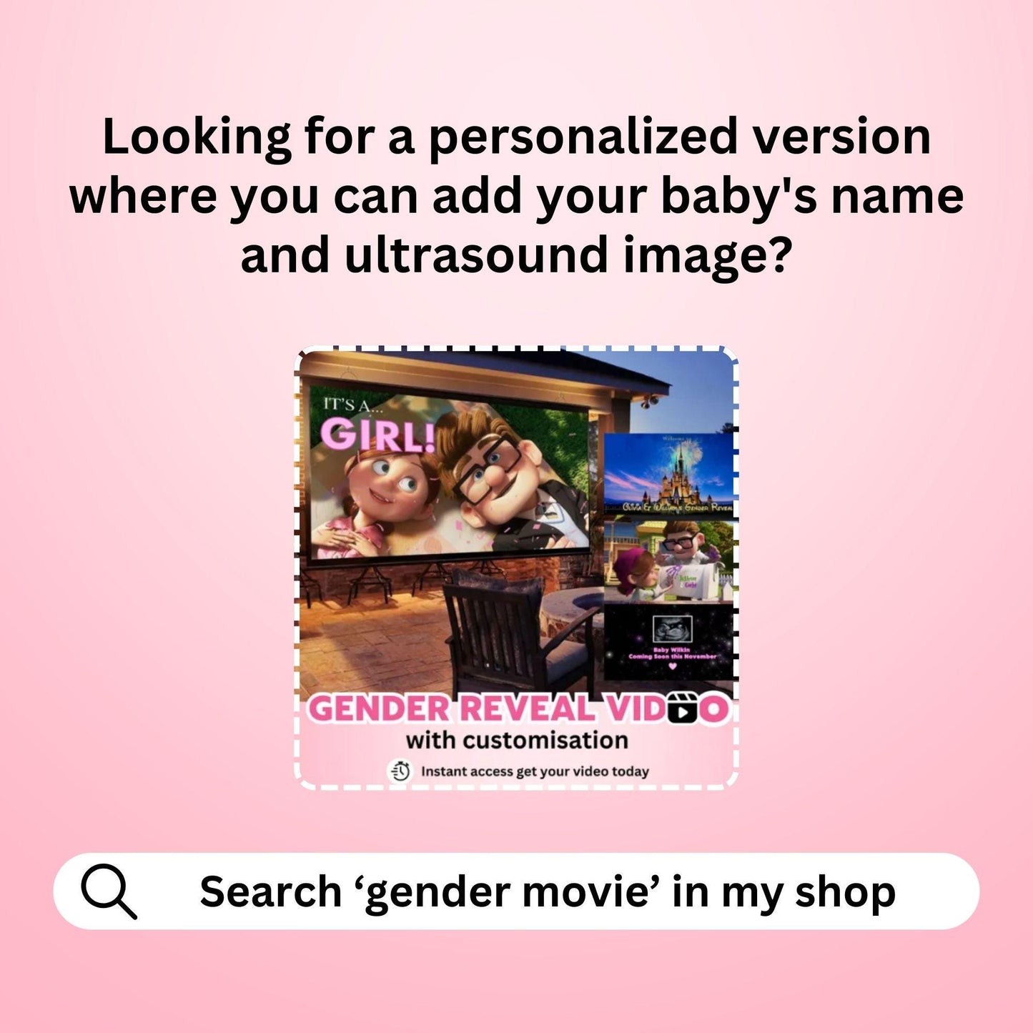 GIRL Gender Reveal Movie Video