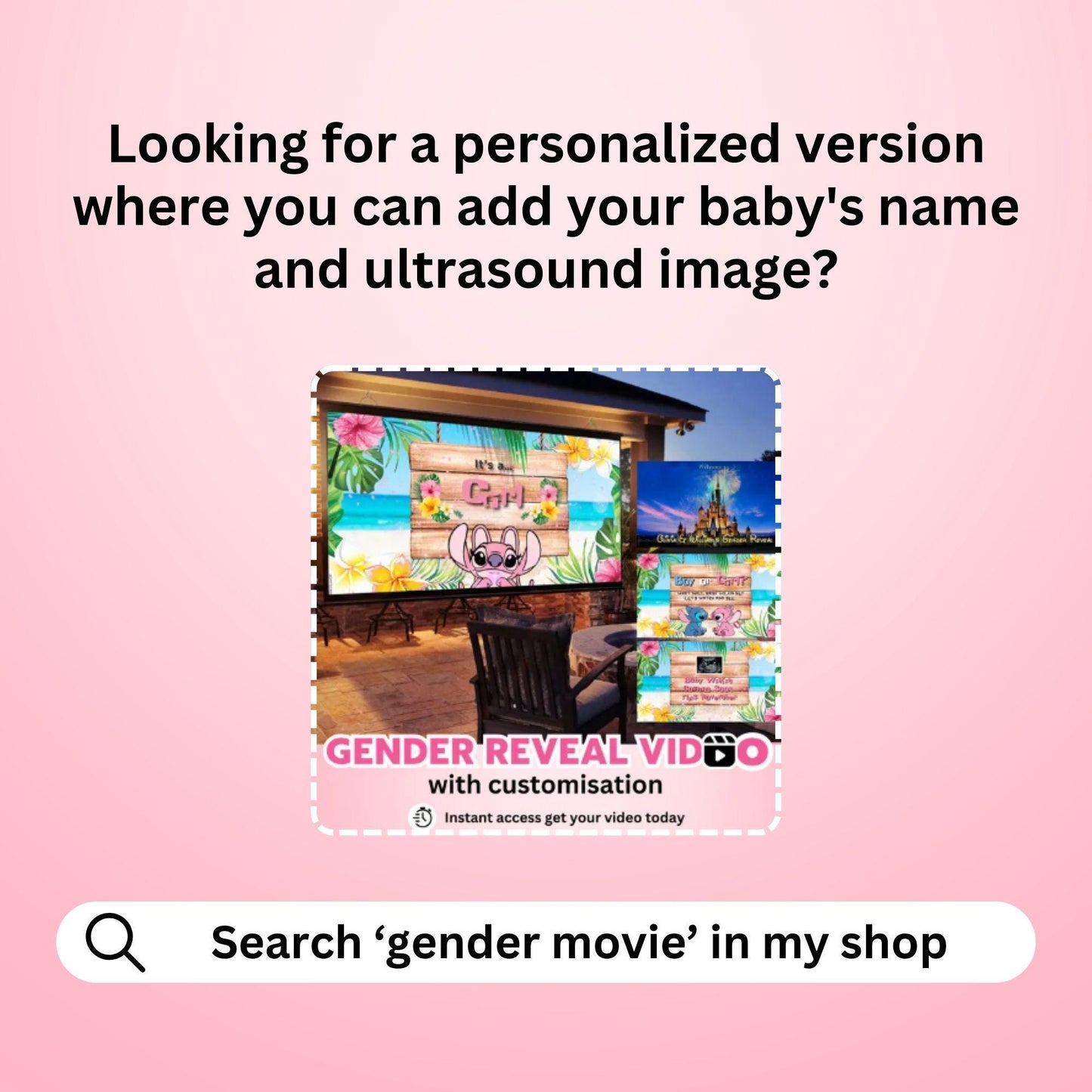 GIRL Gender Reveal Movie Video