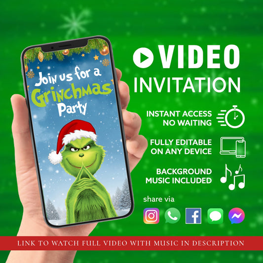 Christmas Party Video Invite