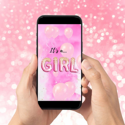 GIRL Baby Gender Reveal Video