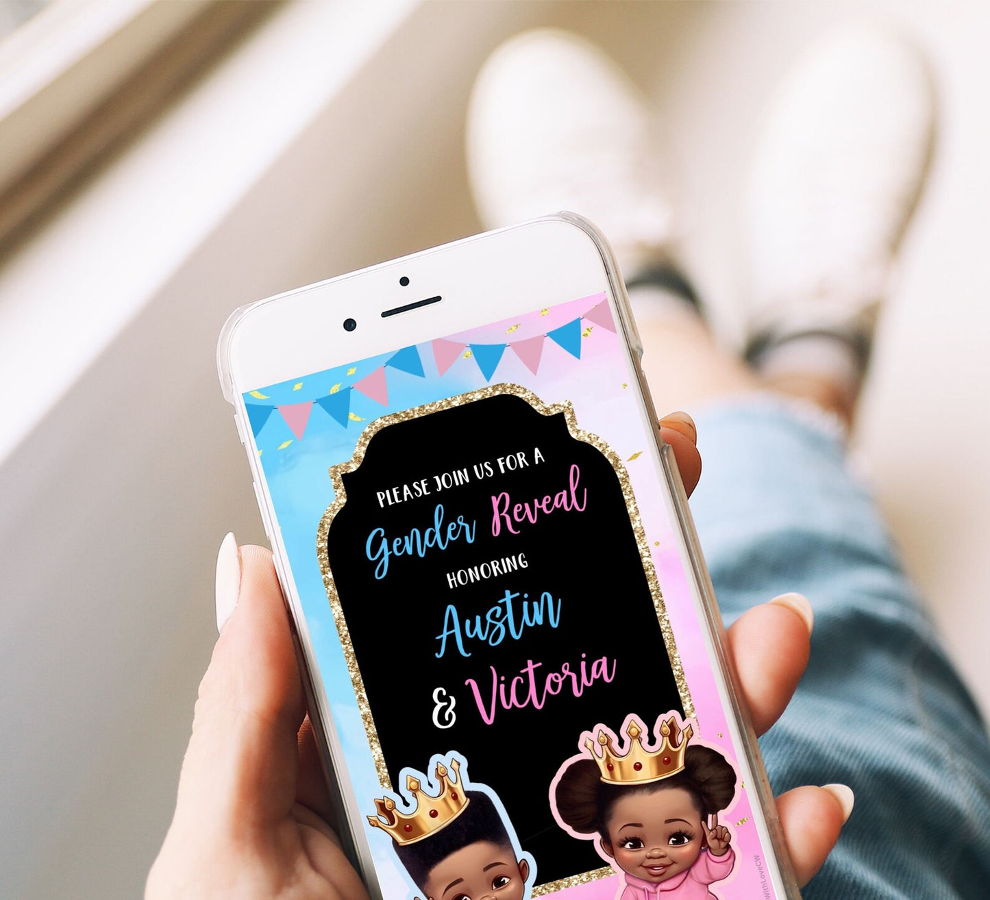 Gender Reveal Video Invitation