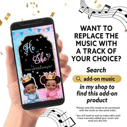 Gender Reveal Video Invitation