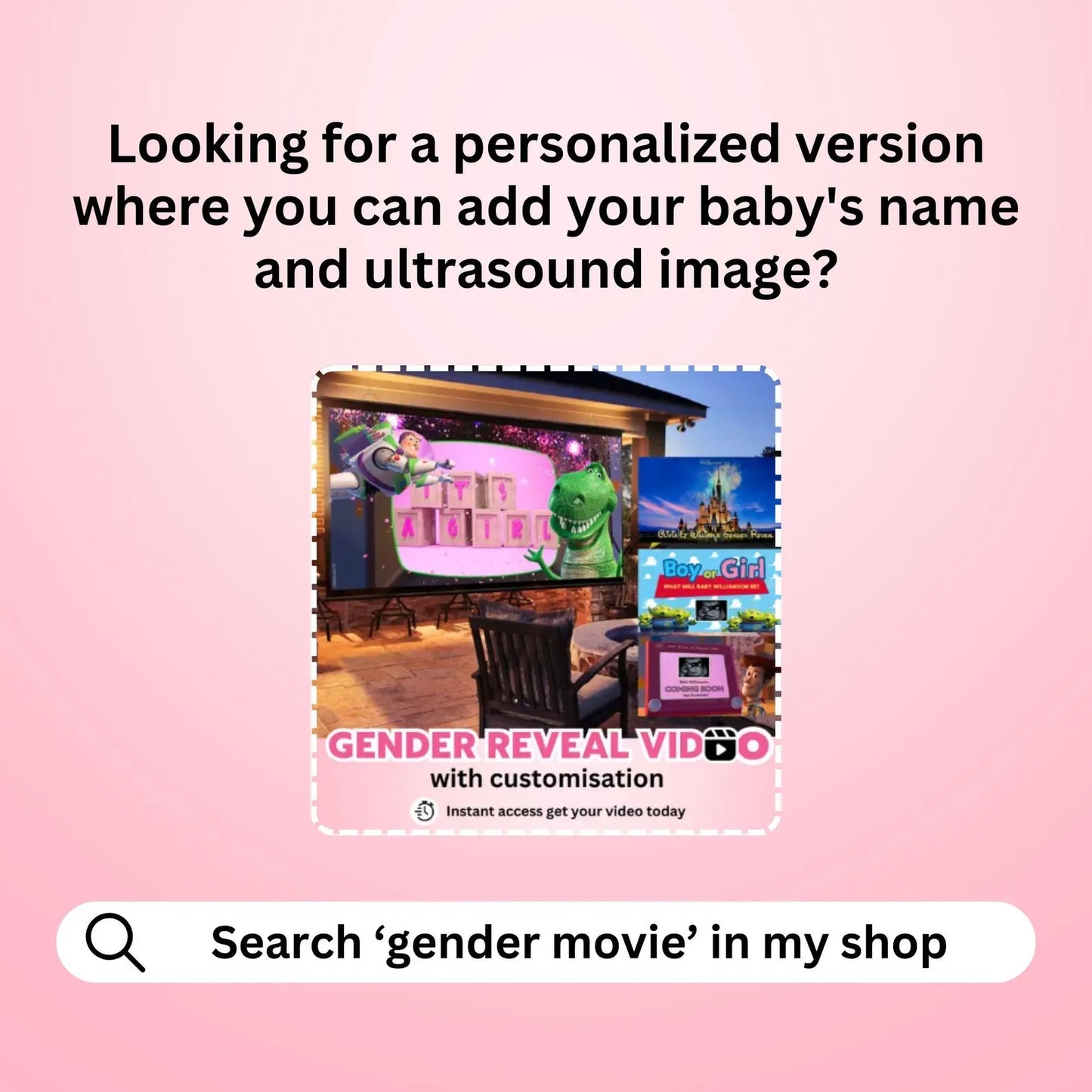 GIRL Gender Reveal Movie Video