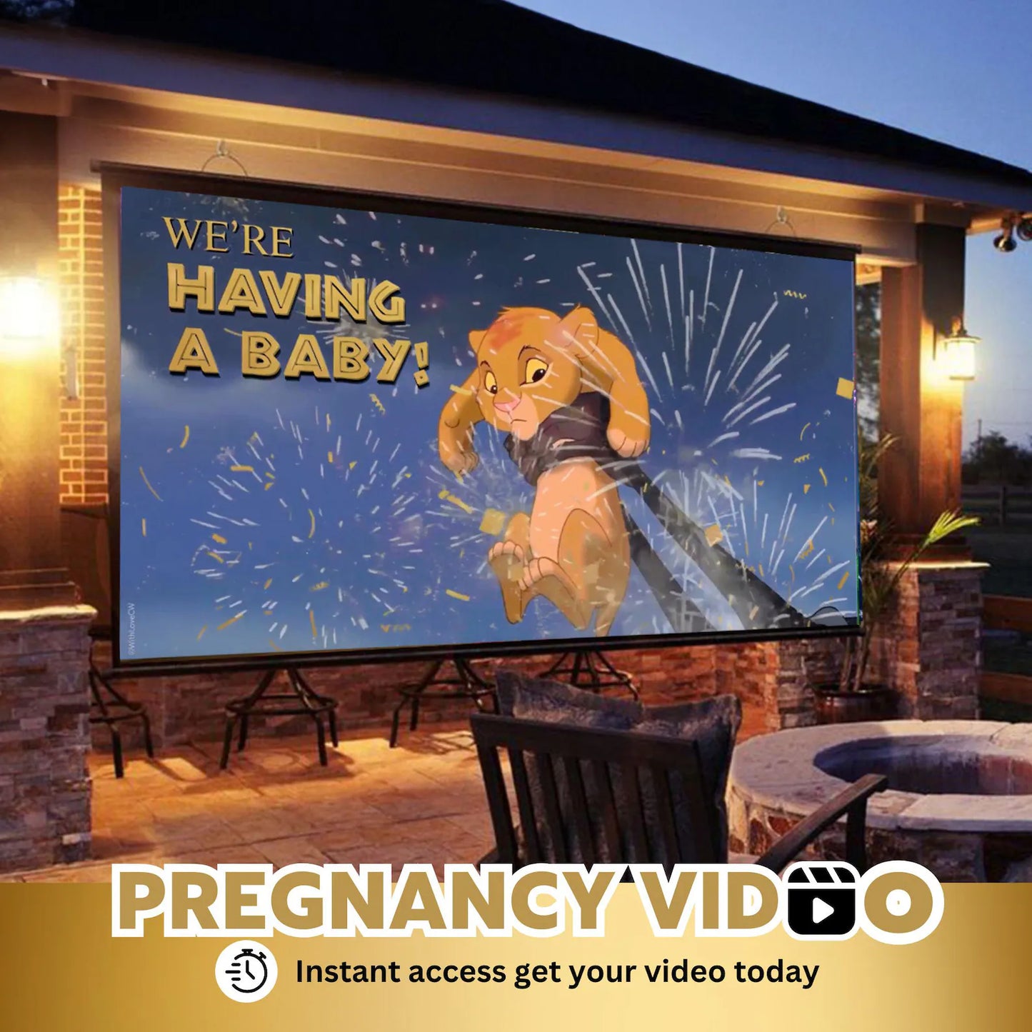 PREGNANCY Annoucement Reveal Movie Video