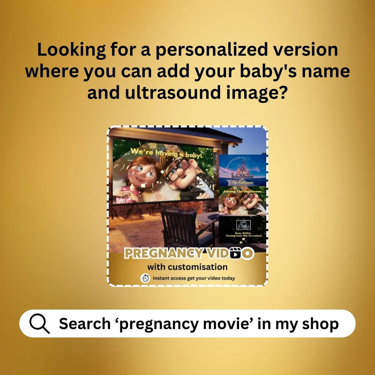 PREGNANCY Annoucement Reveal Movie Video