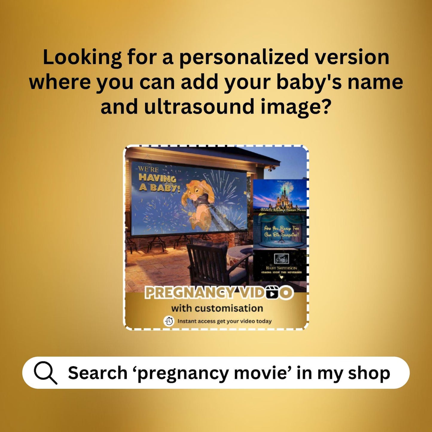 PREGNANCY Annoucement Reveal Movie Video