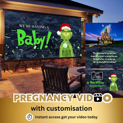 PREGNANCY Reveal Custom Movie Video