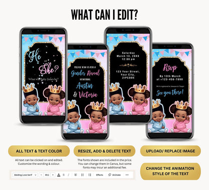 Gender Reveal Video Invitation