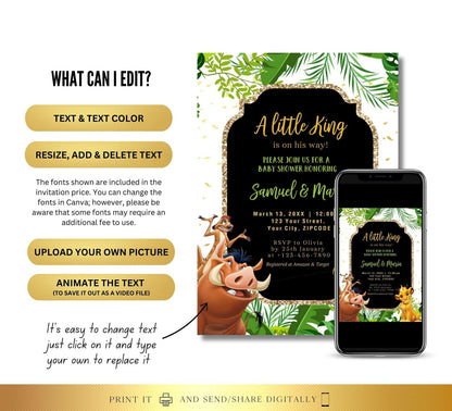 Baby Shower Digital Invitation