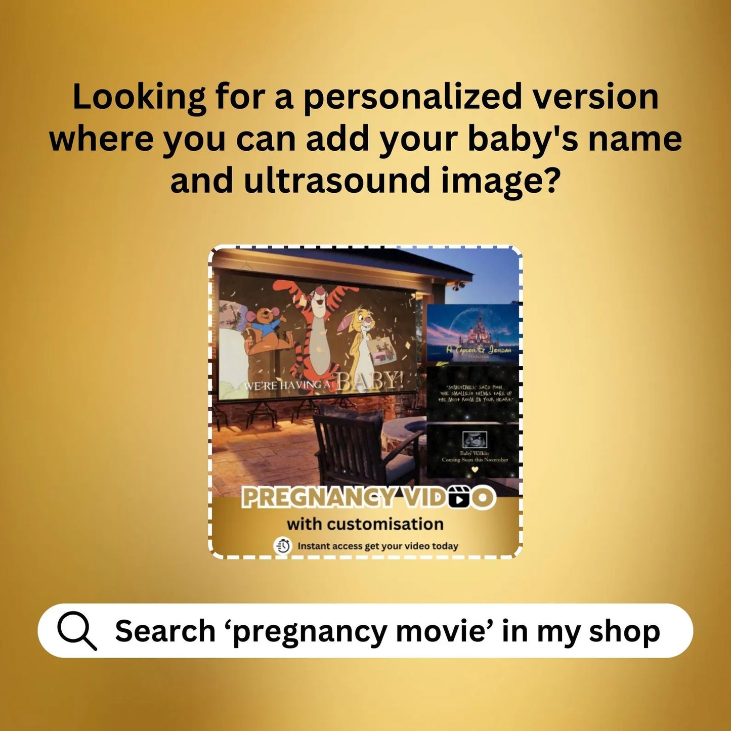 PREGNANCY Annoucement Reveal Movie Video