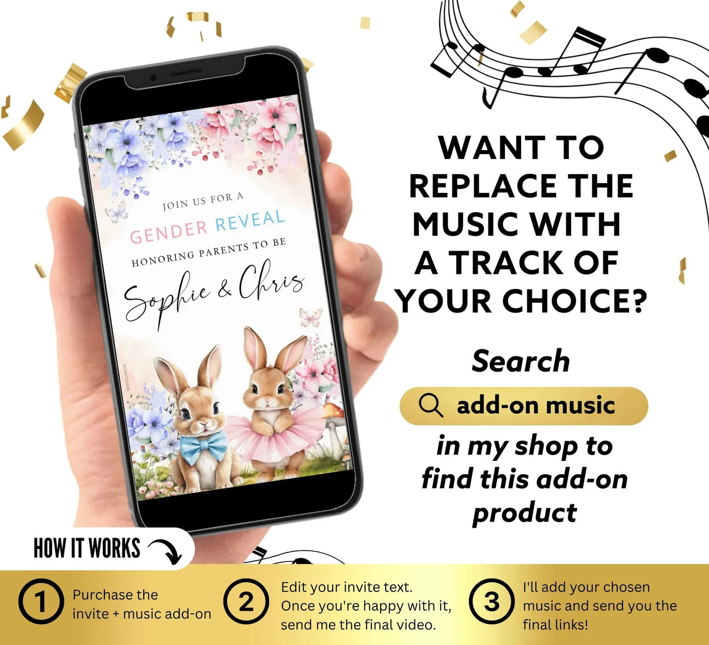 Gender Reveal Video Invitation