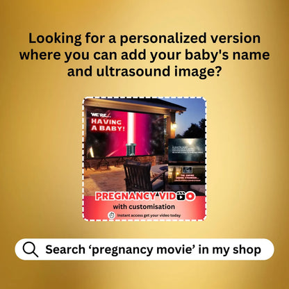 PREGNANCY Annoucement Reveal Movie Video