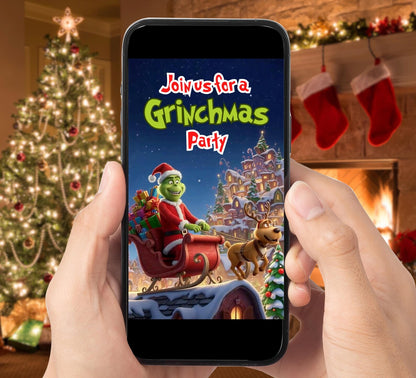 Holiday Christmas Party Video Invite