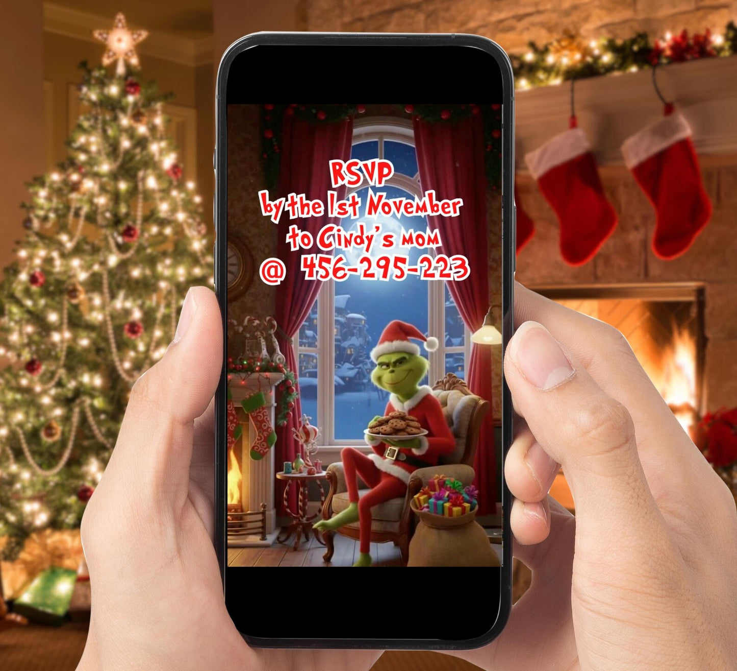Holiday Christmas Party Video Invite