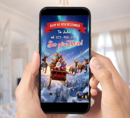 Santa's Elf Workshop Christmas Party Video Invite
