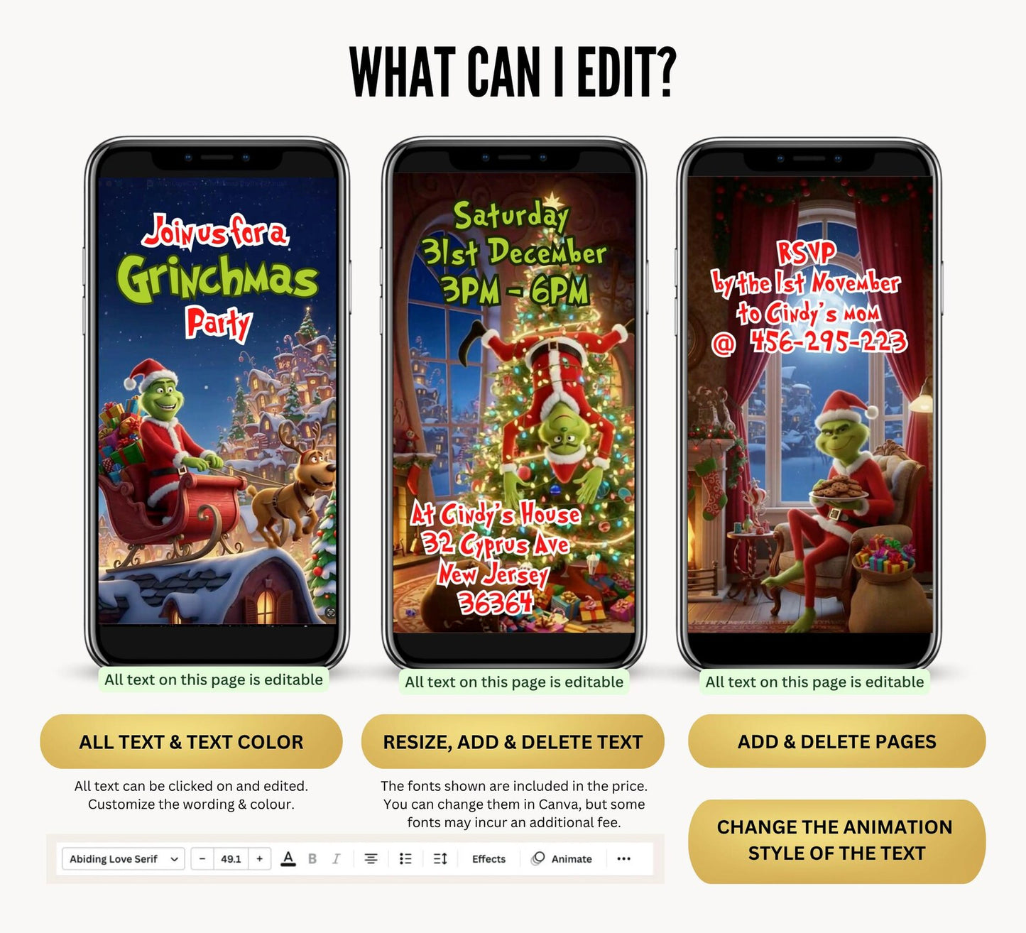 Holiday Christmas Party Video Invite