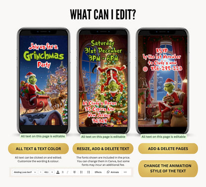 Holiday Christmas Party Video Invite