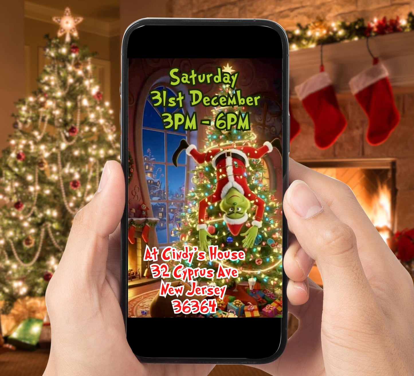 Holiday Christmas Party Video Invite