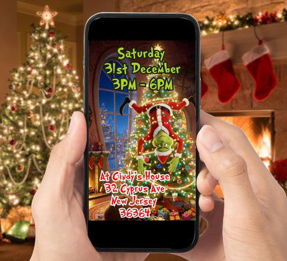 Holiday Christmas Party Video Invite