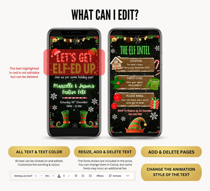Elfed Up Christmas Party Video Invite