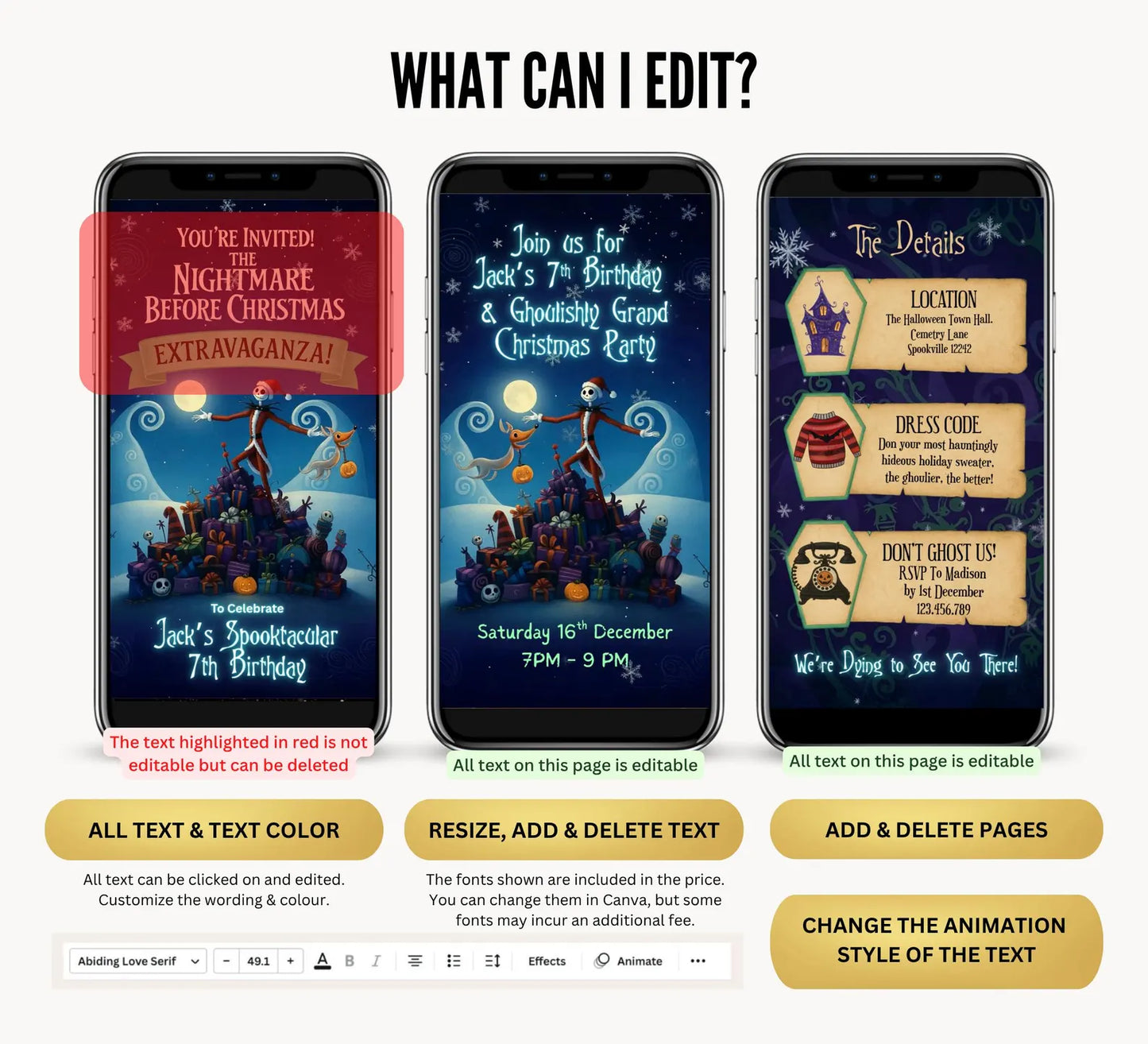 Spooktacular Christmas Party Video Invite