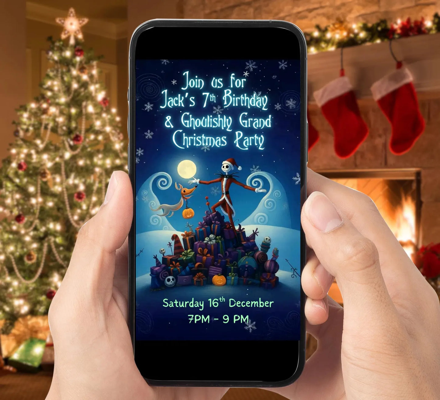 Spooktacular Christmas Party Video Invite