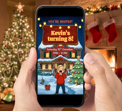 Christmas House Party Video Invite