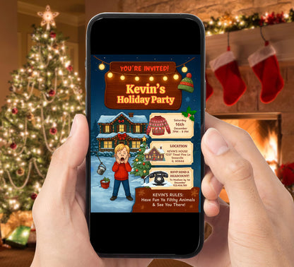Editable Christmas Party Invite | Digital and Printable