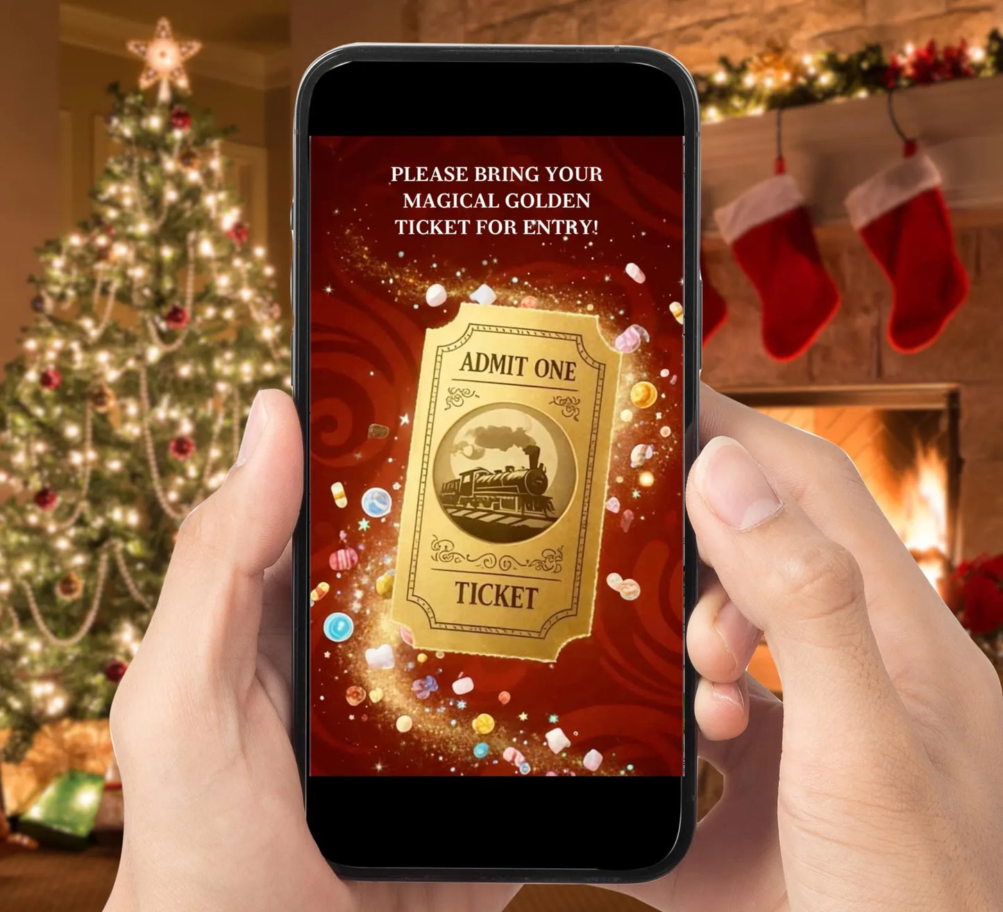 Christmas Train Party Video Invite