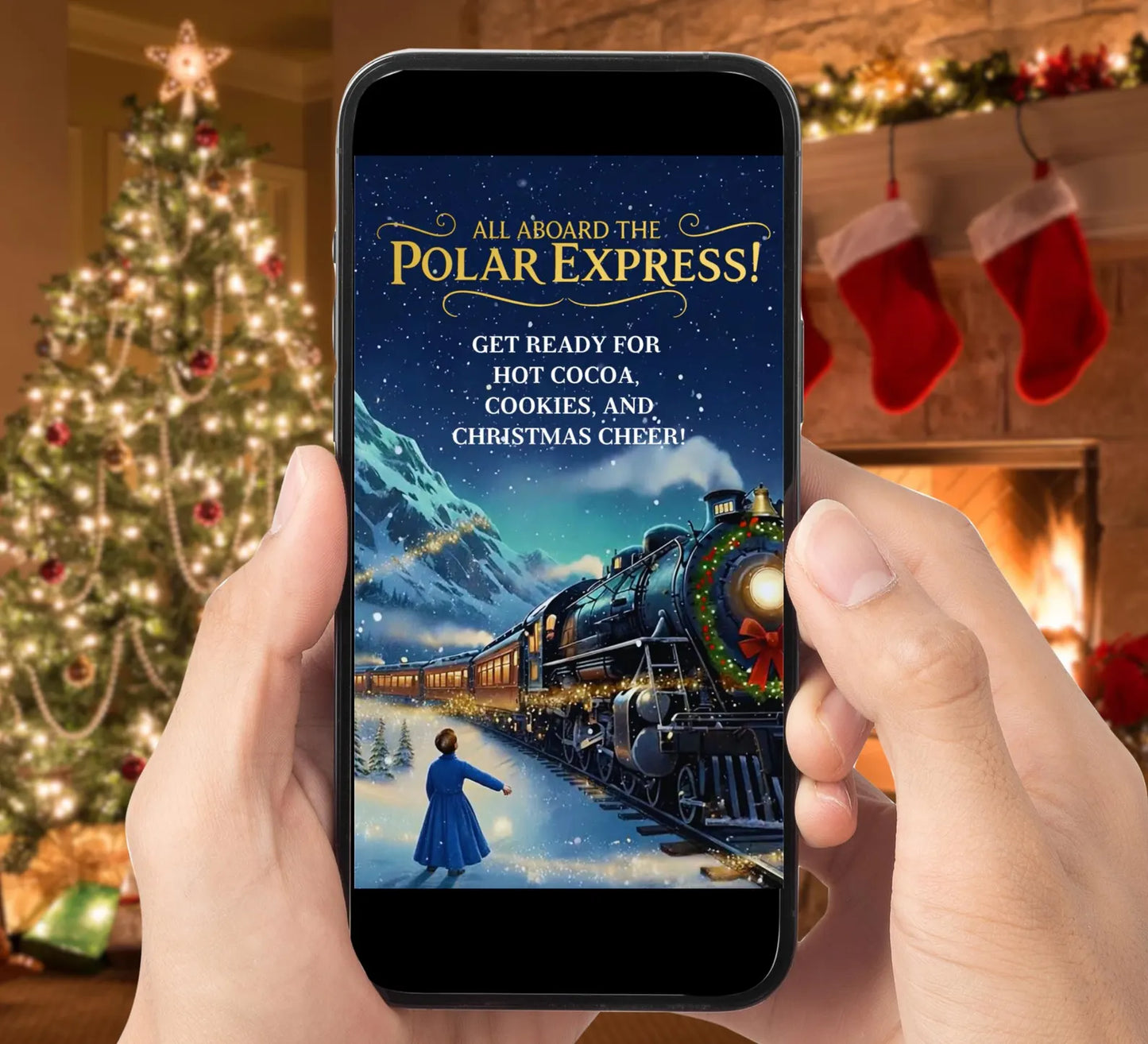 Christmas Train Party Video Invite