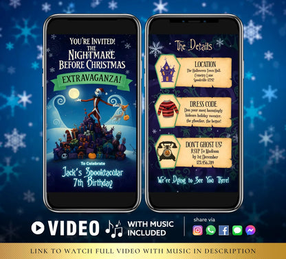 Spooktacular Christmas Party Video Invite