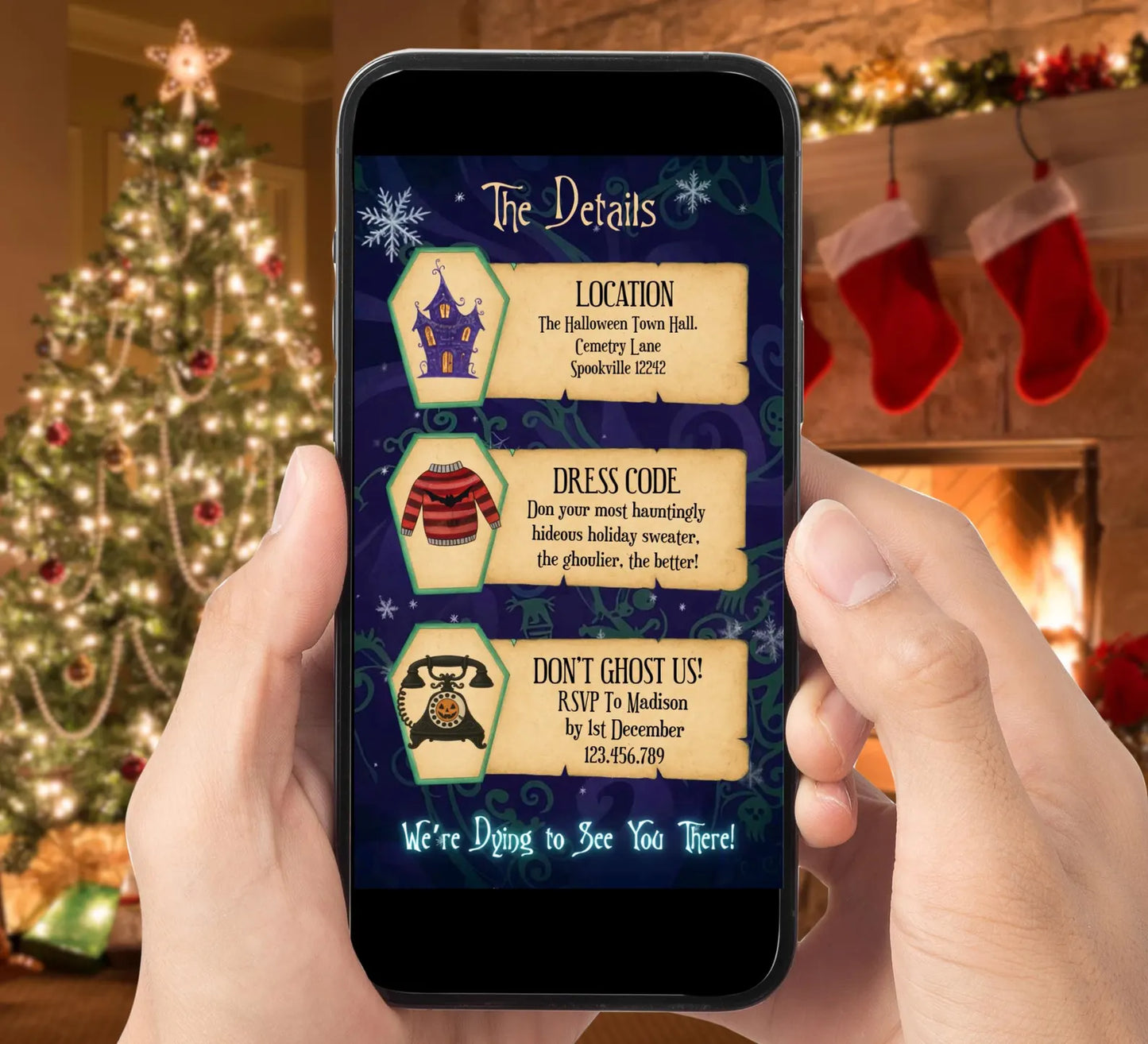 Spooktacular Christmas Party Video Invite