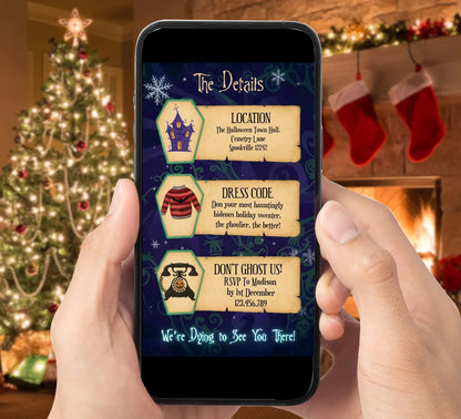 Spooktacular Christmas Party Video Invite