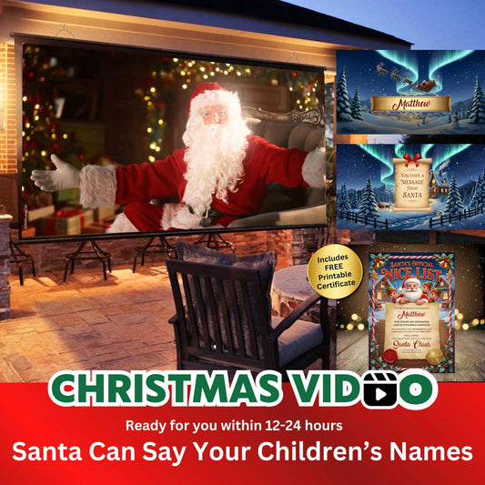 Personalized Santa Nice List Video