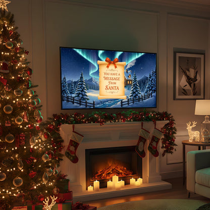Personalized Santa Trip Reveal Video