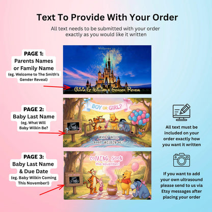 Personalized Gender Reveal Movie Video