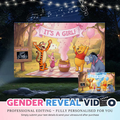 Personalized Gender Reveal Movie Video