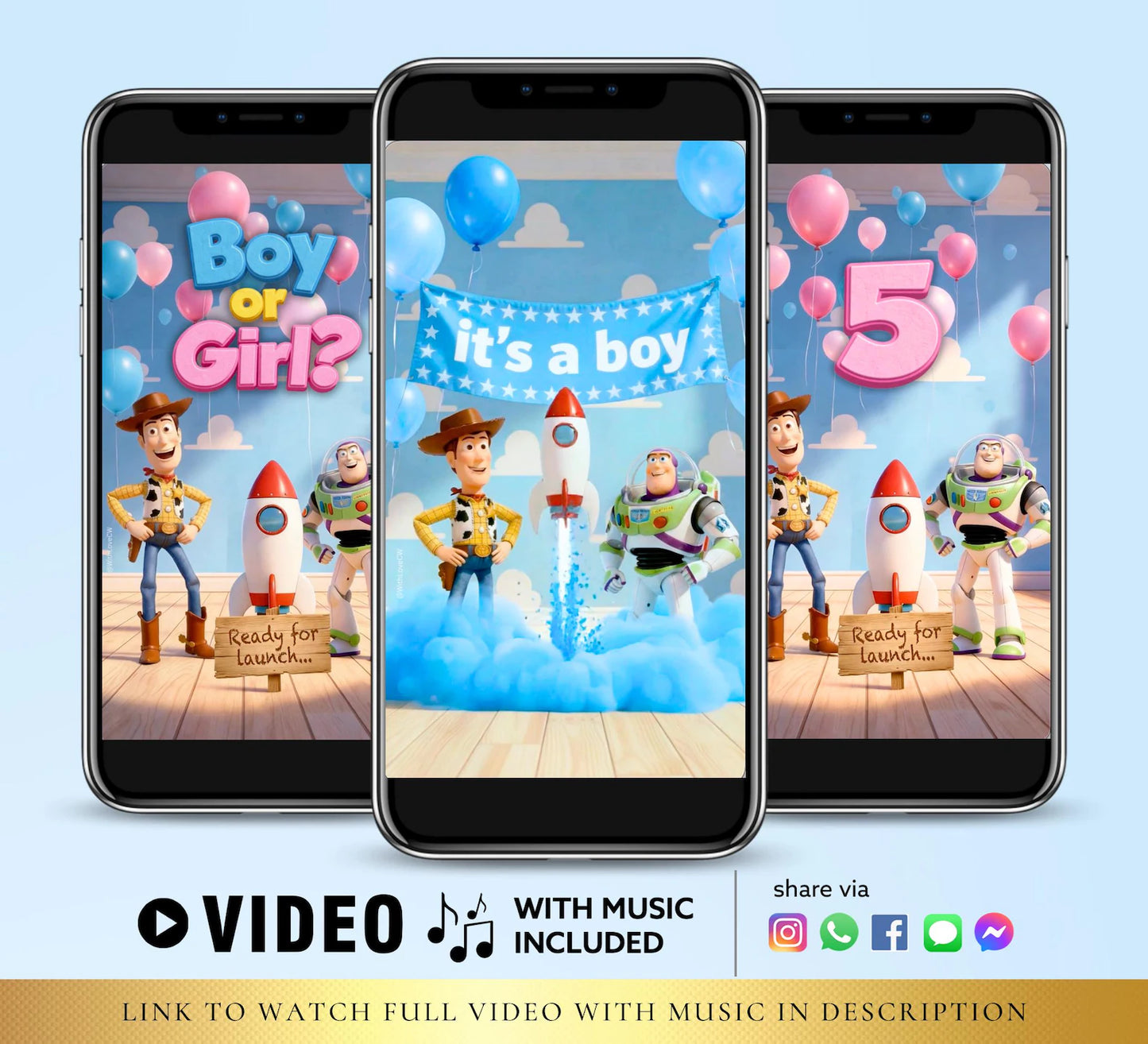 BOY Baby Gender Reveal Video