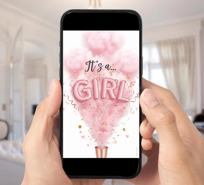 GIRL Baby Gender Reveal Video