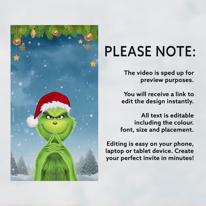 Christmas Party Video Invite