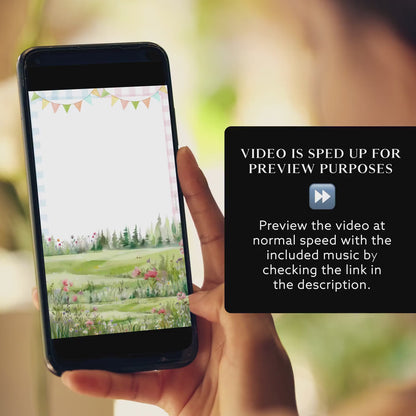 Gender Reveal Video Invitation