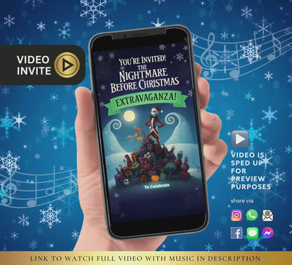 Spooktacular Christmas Party Video Invite