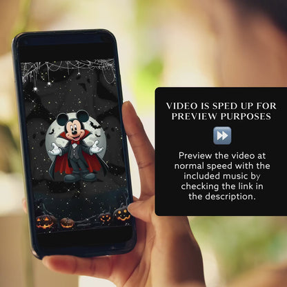 Halloween Party Witch Theme Video Invitation