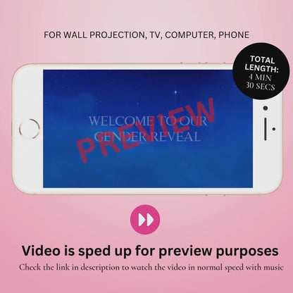 GIRL Gender Reveal Movie Video With Fake Reveal