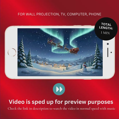 Personalized Santa Trip Reveal Video